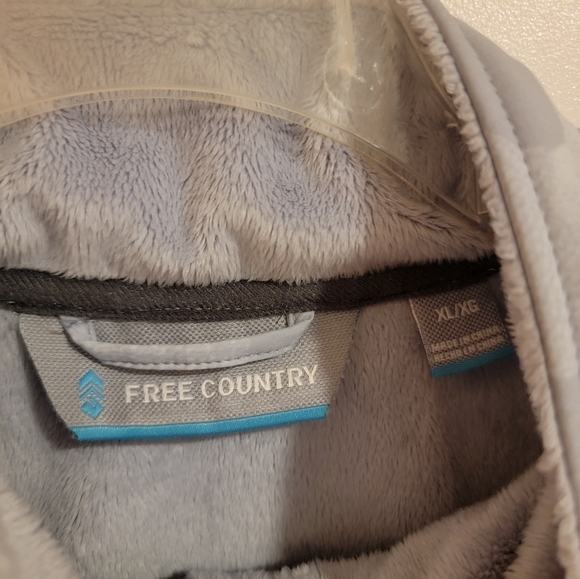 Free Country Camo Jacket Grey White Womens Size XL Hunt Camp Fishing Gorpore - Picture 3 of 11